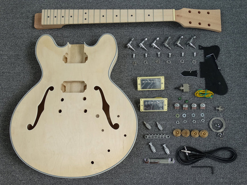 Semi Hollow ES-335 Style DIY Electric Guitar Kit of PANGO Music (PES-335)