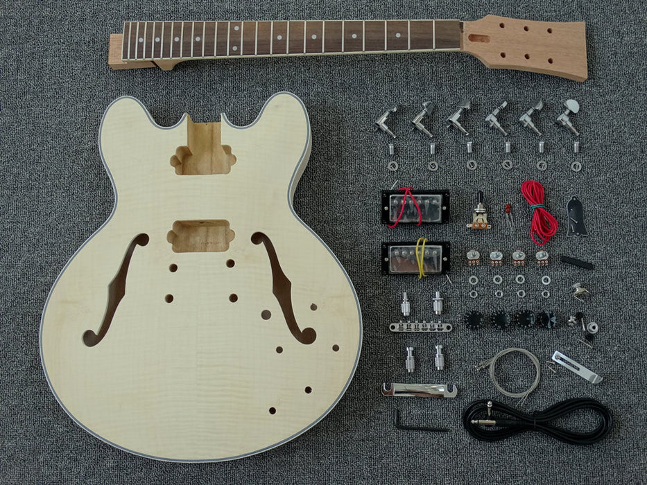 Pre-sale Semi Hollow ES-335 Style DIY Electric Guitar Kit (PHS-335)