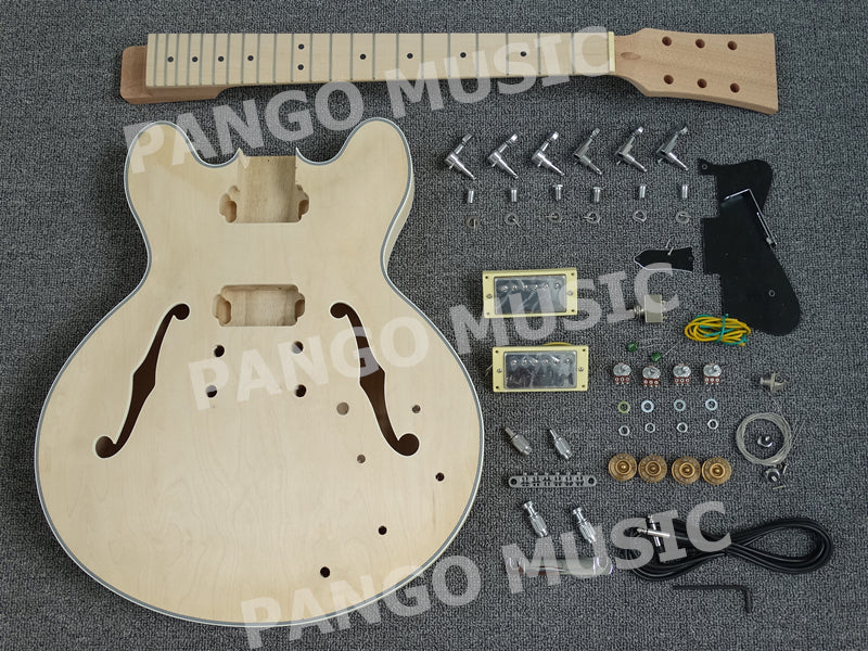 Semi Hollow ES-335 Style DIY Electric Guitar Kit of PANGO Music (PES-335)