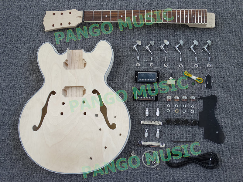 Semi Hollow ES-335 DIY Electric Guitar Kit (PES335-54)