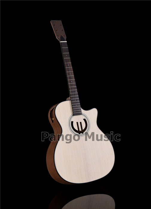 41 Inch Solid Spruce Top DIY Acoustic Guitar Kit with Euro Sound Hole (PFA-991)