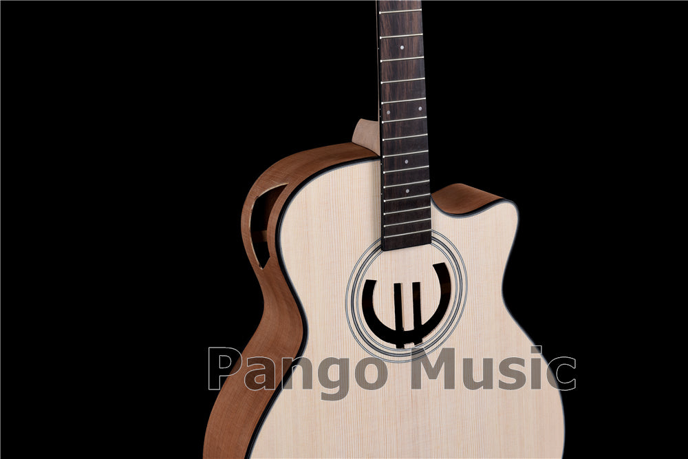 41 Inch Solid Spruce Top DIY Acoustic Guitar Kit with Euro Sound Hole (PFA-991)