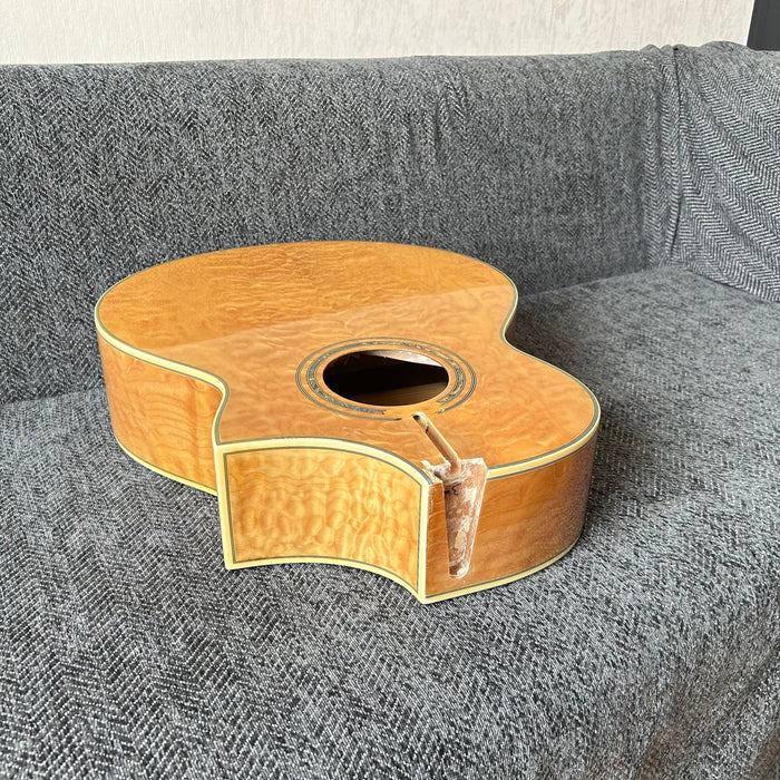 41 Inch Solid Spruce Top LEGO Style DIY Acoustic Guitar with Painting (PHT-002)