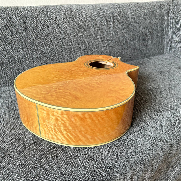 41 Inch Solid Spruce Top LEGO Style DIY Acoustic Guitar with Painting (PHT-002)