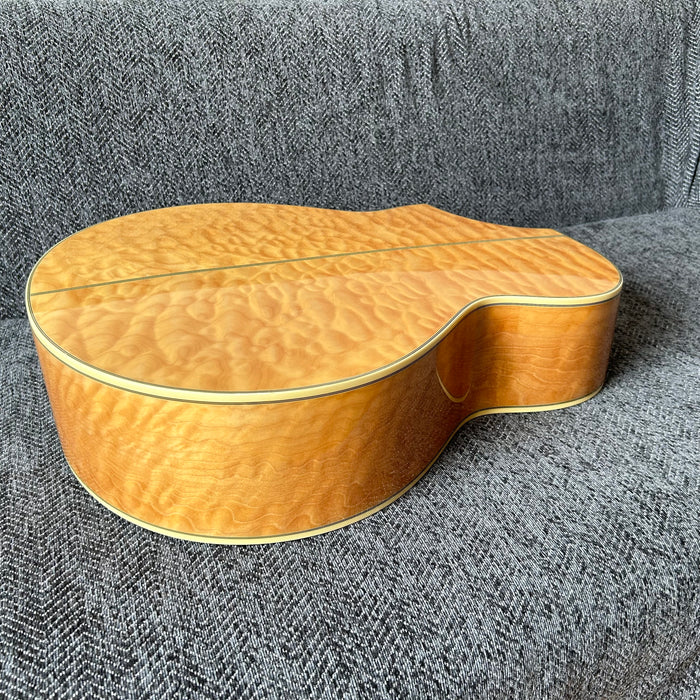 41 Inch Solid Spruce Top LEGO Style DIY Acoustic Guitar with Painting (PHT-002)