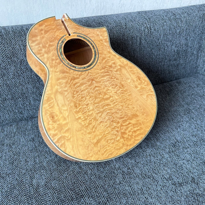 41 Inch Solid Spruce Top LEGO Style DIY Acoustic Guitar with Painting (PHT-002)