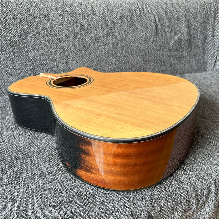 41 Inch Solid Spruce Top LEGO Style DIY Acoustic Guitar with Painting (PHT-004)