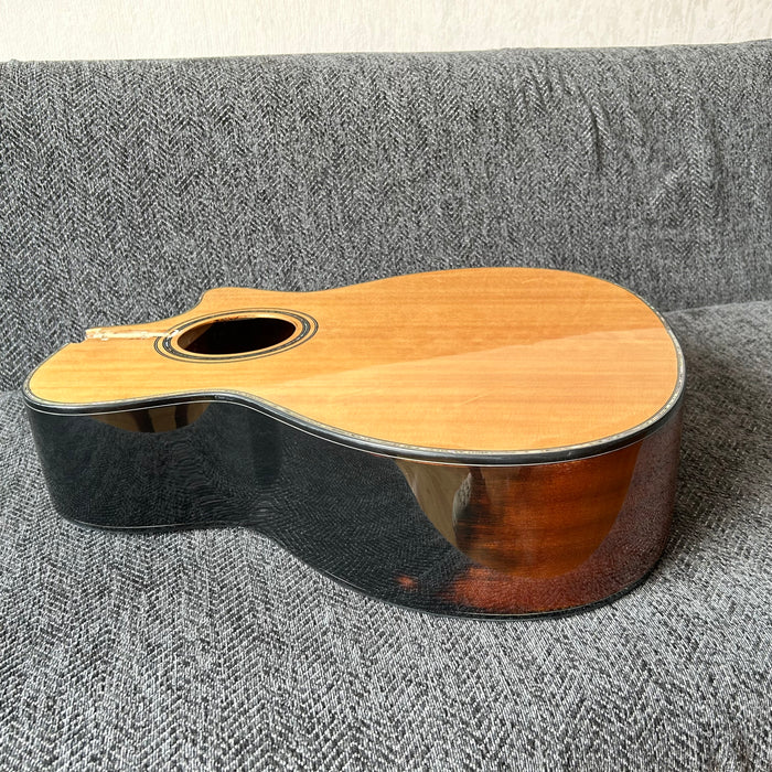 41 Inch Solid Spruce Top LEGO Style DIY Acoustic Guitar with Painting (PHT-004)