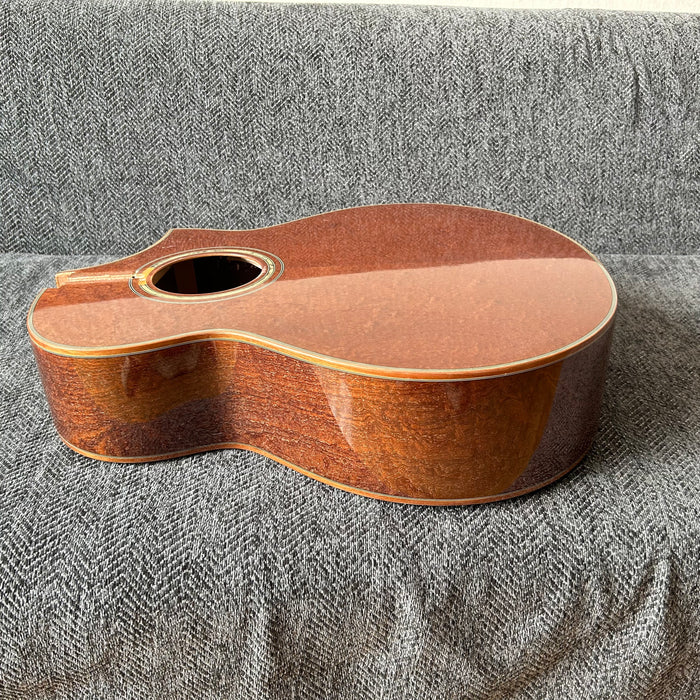 41 Inch Solid Spruce Top LEGO Style DIY Acoustic Guitar with Painting (PHT-005)