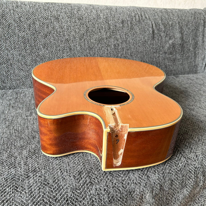 41 Inch Solid Spruce Top LEGO Style DIY Acoustic Guitar with Painting (PHT-006)