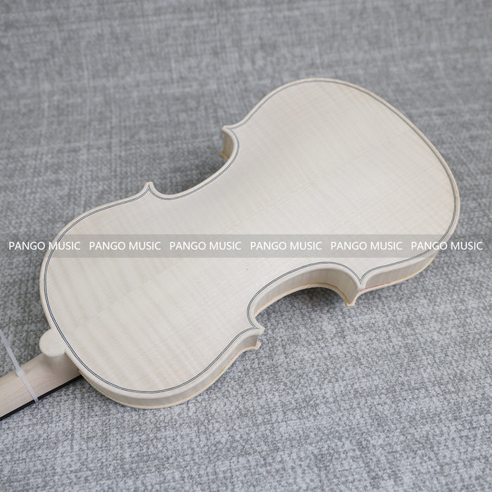 4/4 Solid Spruce Top/ Italy Solid Flamed Maple Back & Sides DIY Violin Kit (PVL-901)