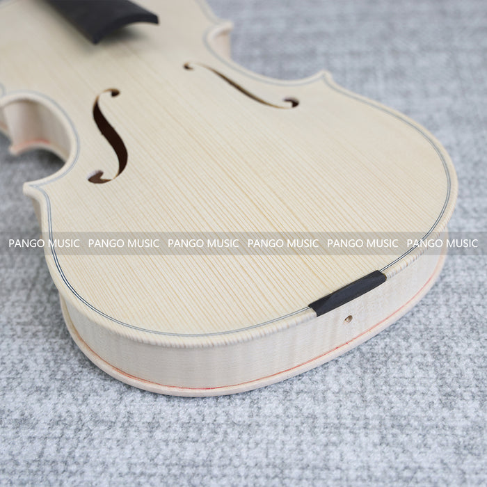 4/4 Solid Spruce Top/ Italy Solid Flamed Maple Back & Sides DIY Violin Kit (PVL-901)