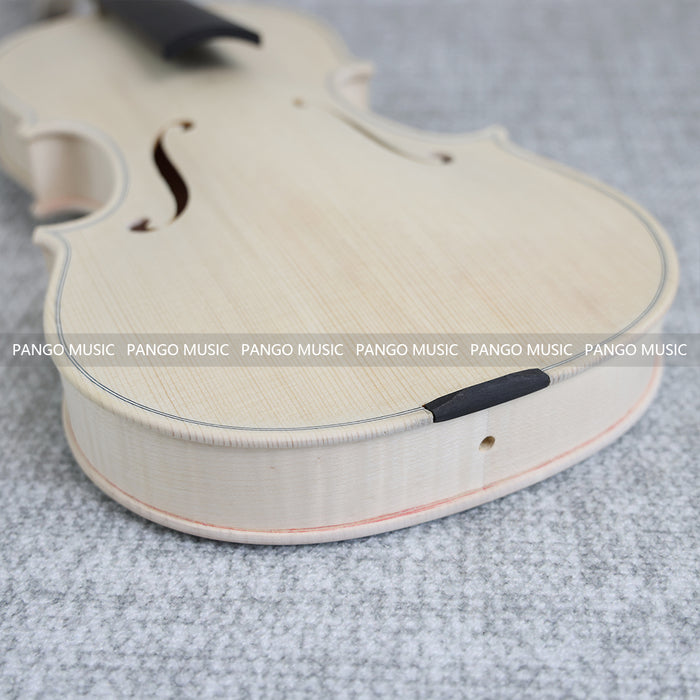 4/4 Solid Spruce Top/ Italy Solid Flamed Maple Back & Sides DIY Violin Kit (PVL-901)