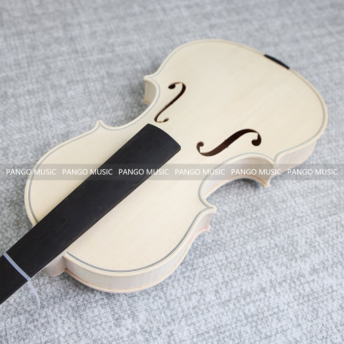 4/4 Solid Spruce Top/ Italy Solid Flamed Maple Back & Sides DIY Violin Kit (PVL-901)