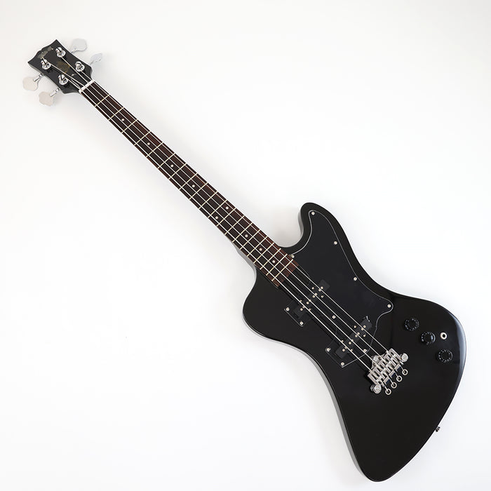 4 Strings All Black Electric Bass Guitar (GKS-077)