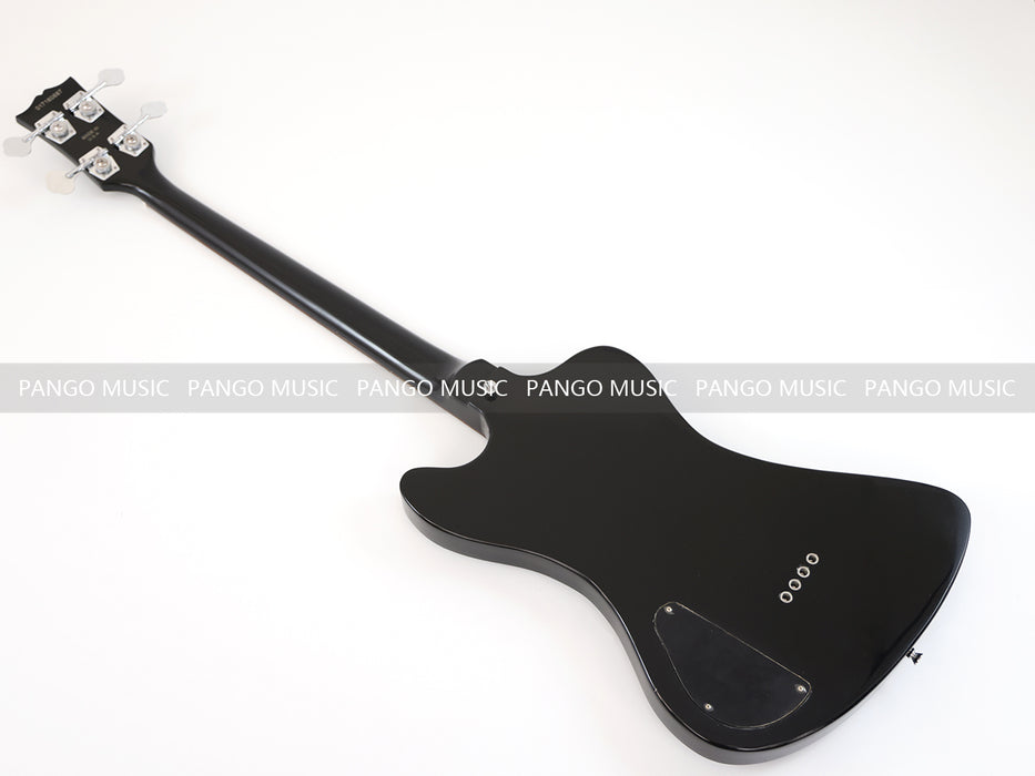 4 Strings All Black Electric Bass Guitar (GKS-077)