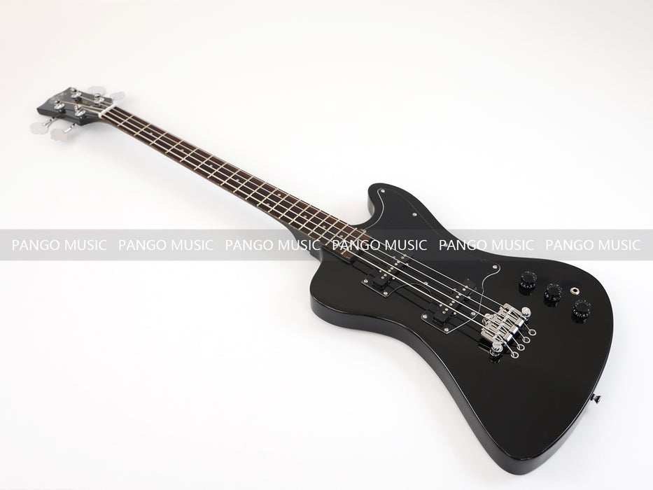 4 Strings All Black Electric Bass Guitar (GKS-077)