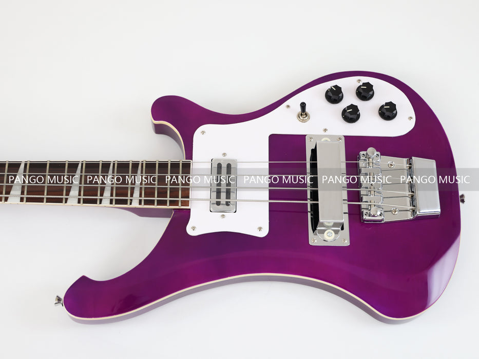 4 Strings All Purple Electric Bass Guitar (GKS-072)