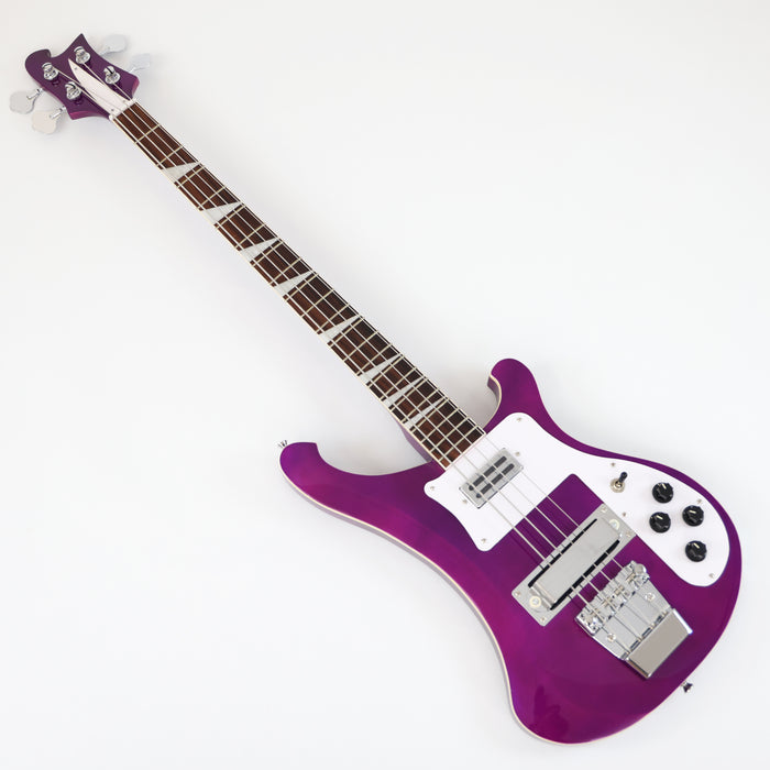 4 Strings All Purple Electric Bass Guitar (GKS-072)