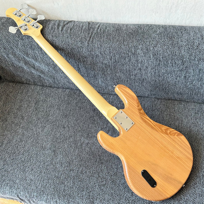 4 Strings Ash Body Electric Bass Guitar (GKS-014)