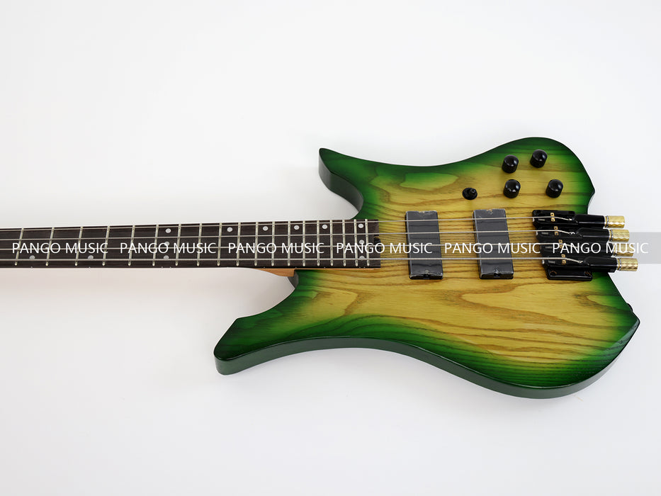 4 Strings Headless Ash Wood Body Electric Bass Guitar (PJX-680)