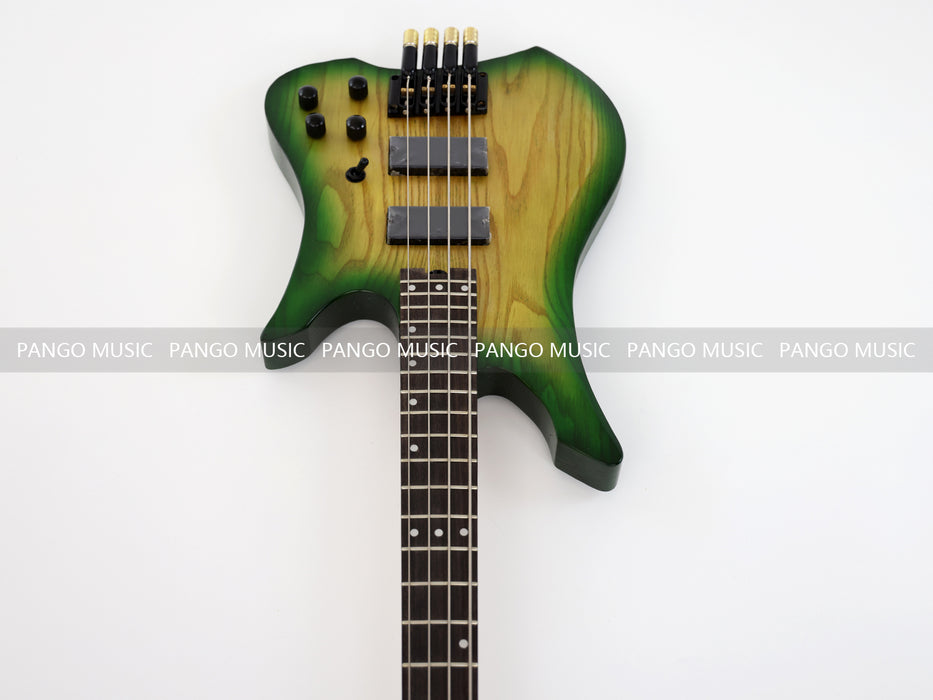 4 Strings Headless Ash Wood Body Electric Bass Guitar (PJX-680)