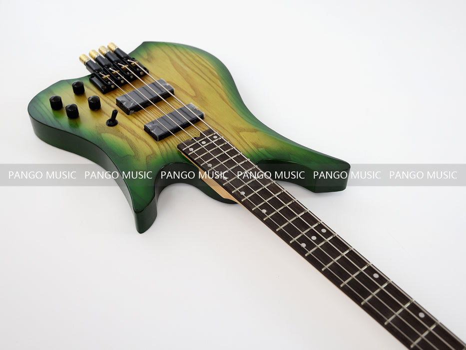 4 Strings Headless Ash Wood Body Electric Bass Guitar (PJX-680)