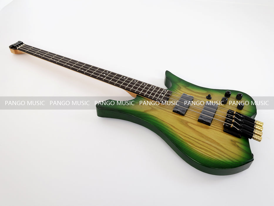 4 Strings Headless Ash Wood Body Electric Bass Guitar (PJX-680)