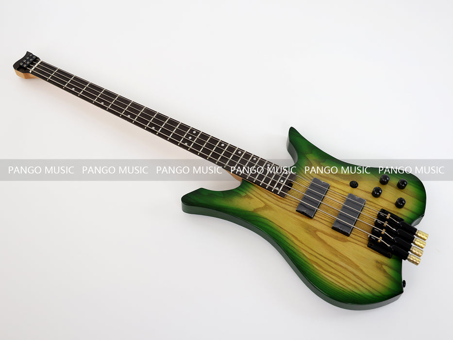 4 Strings Headless Ash Wood Body Electric Bass Guitar (PJX-680)