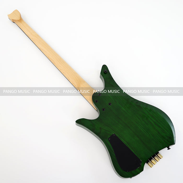 4 Strings Headless Ash Wood Body Electric Bass Guitar (PJX-680)