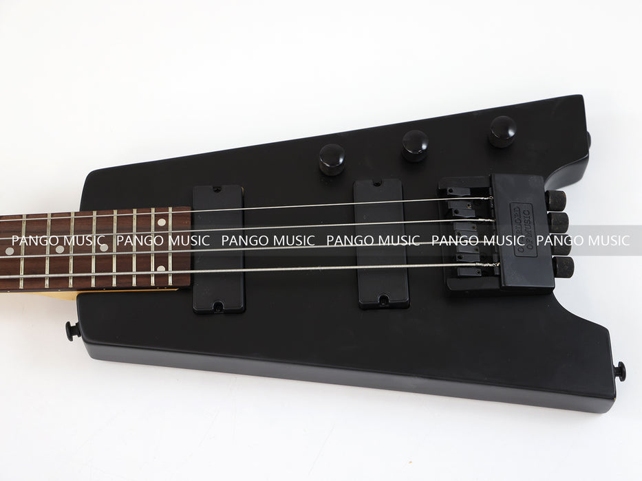 4 Strings Headless Black Electric Bass Guitar (PWT-252S)