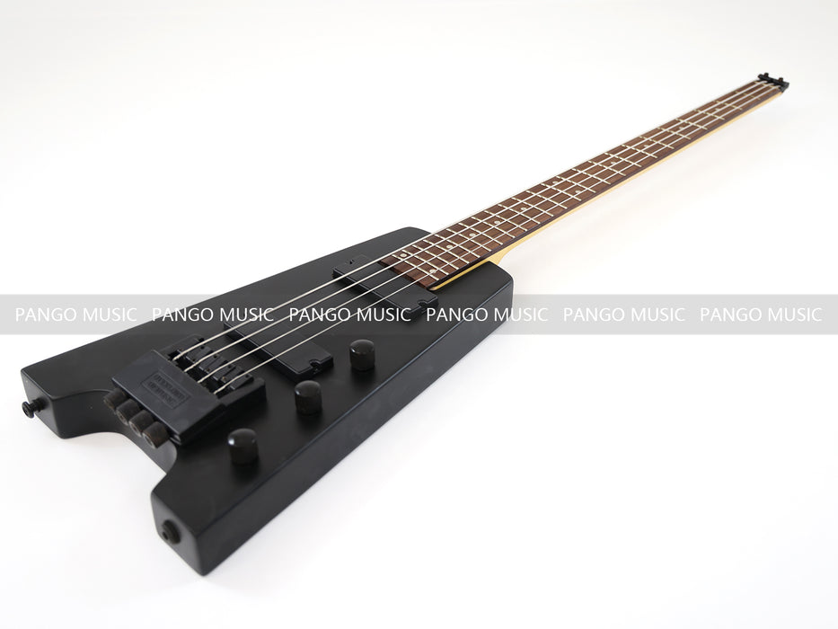 4 Strings Headless Black Electric Bass Guitar (PWT-252S)