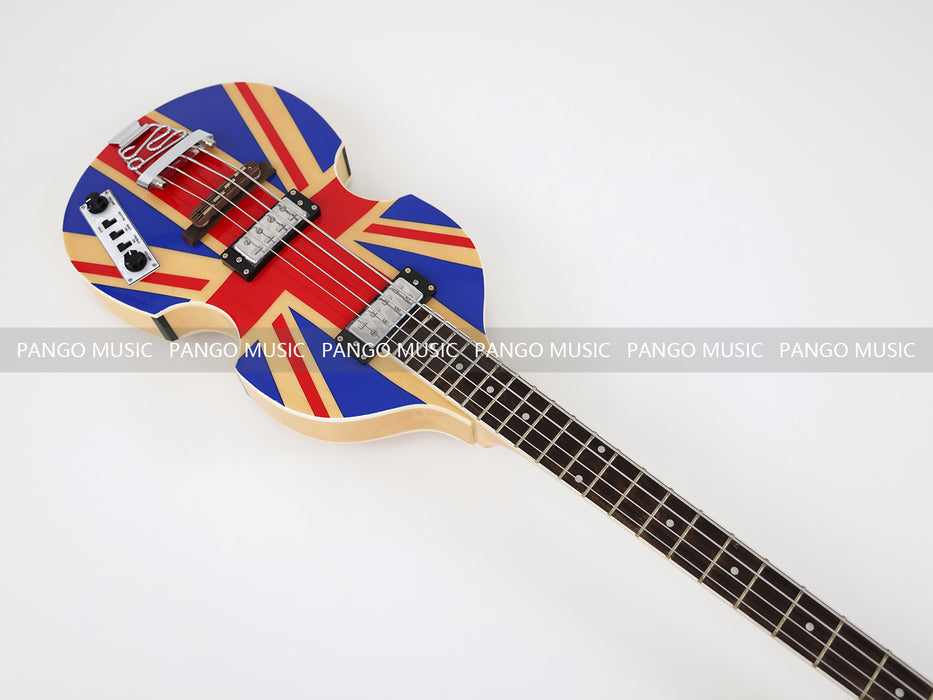 4 Strings Hollow Body Electric Bass Guitar (GKS-042)