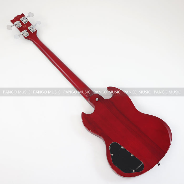 4 Strings SG Style All Red Electric Bass Guitar (GKS-081)