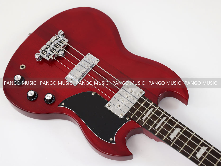 4 Strings SG Style All Red Electric Bass Guitar (GKS-081)