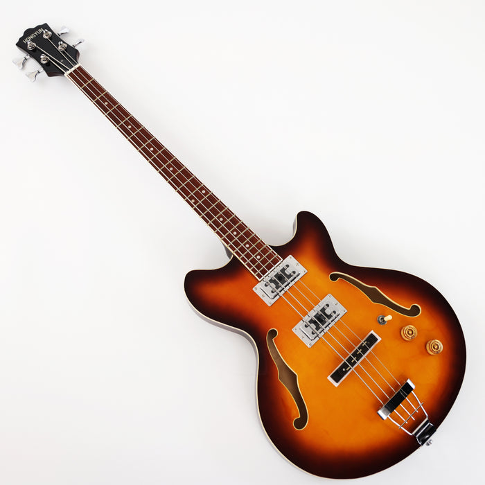 4 Strings Semi Hollow Electric Bass Guitar (PHY-121)