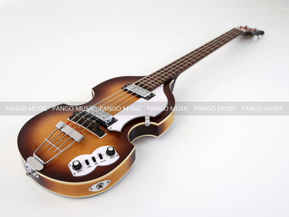 4 Strings Semi Hollow Violin Electric Bass Guitar (PHY-106)