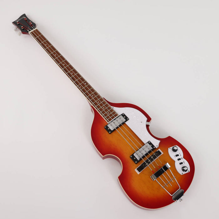 4 Strings Semi Hollow Violin Electric Bass Guitar with Birdseye Maple Top (PHY-100)