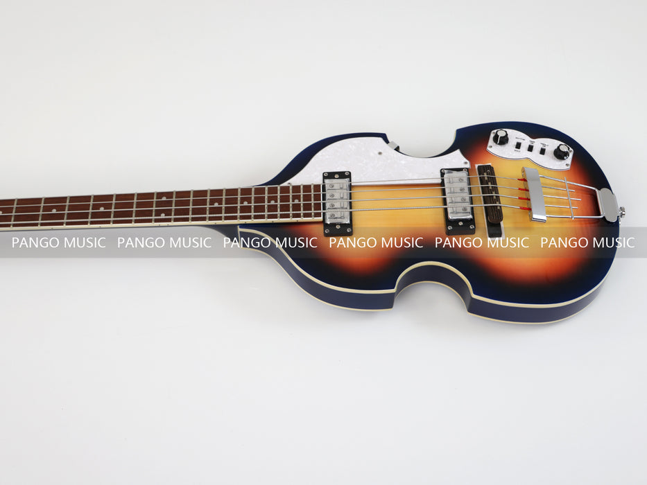 4 Strings Semi Hollow Violin Style Electric Bass Guitar (PHY-108)