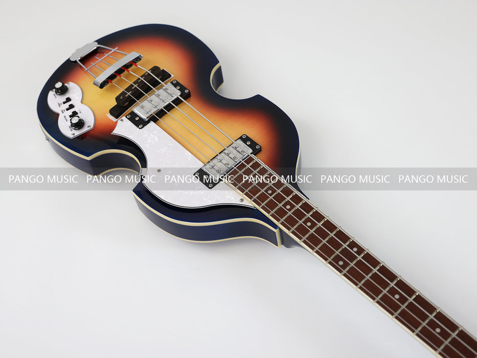 4 Strings Semi Hollow Violin Style Electric Bass Guitar (PHY-108)