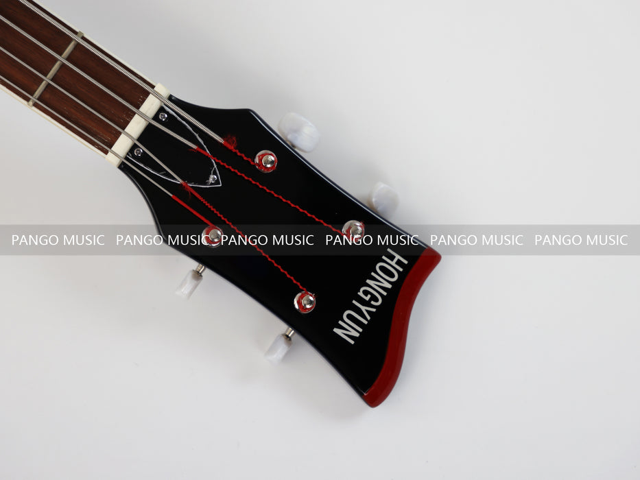 4 Strings Semi Hollow Violin Style Electric Bass Guitar (PHY-108)