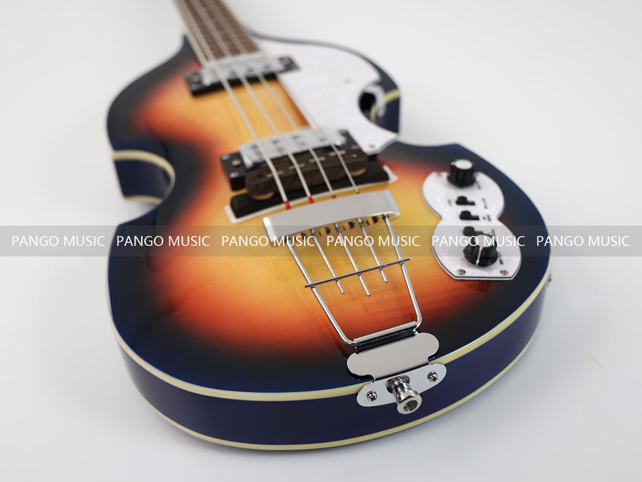 4 Strings Semi Hollow Violin Style Electric Bass Guitar (PHY-108)