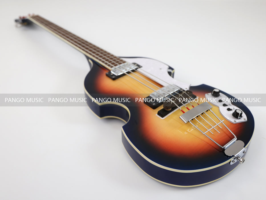 4 Strings Semi Hollow Violin Style Electric Bass Guitar (PHY-108)