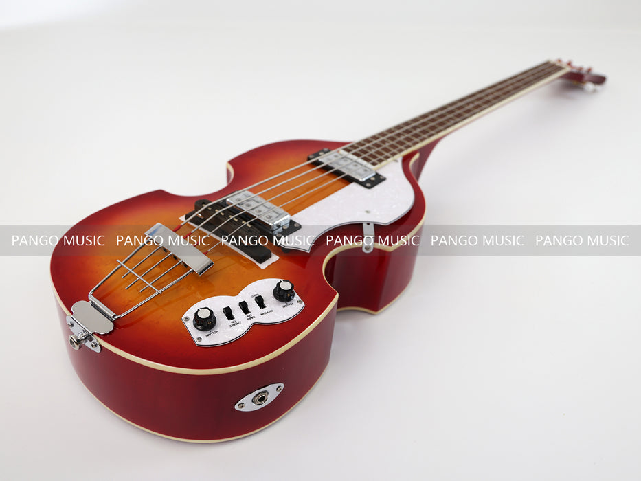 4 Strings Semi Hollow Violin Style Electric Bass Guitar (PHY-125)