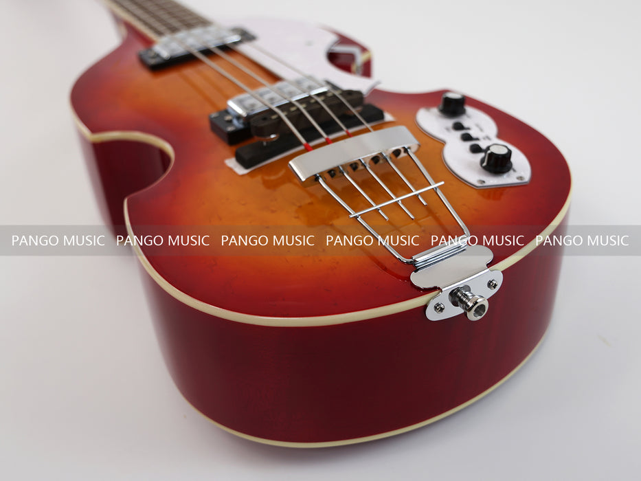 4 Strings Semi Hollow Violin Style Electric Bass Guitar (PHY-125)