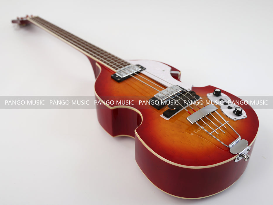 4 Strings Semi Hollow Violin Style Electric Bass Guitar (PHY-125)