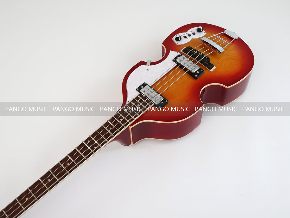 4 Strings Semi Hollow Violin Style Electric Bass Guitar (PHY-125)