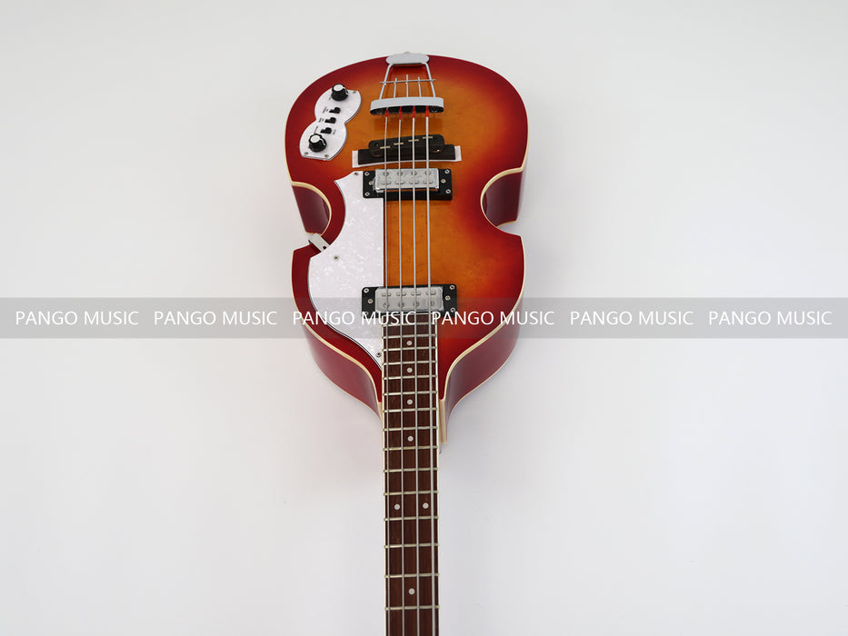 4 Strings Semi Hollow Violin Style Electric Bass Guitar (PHY-125)