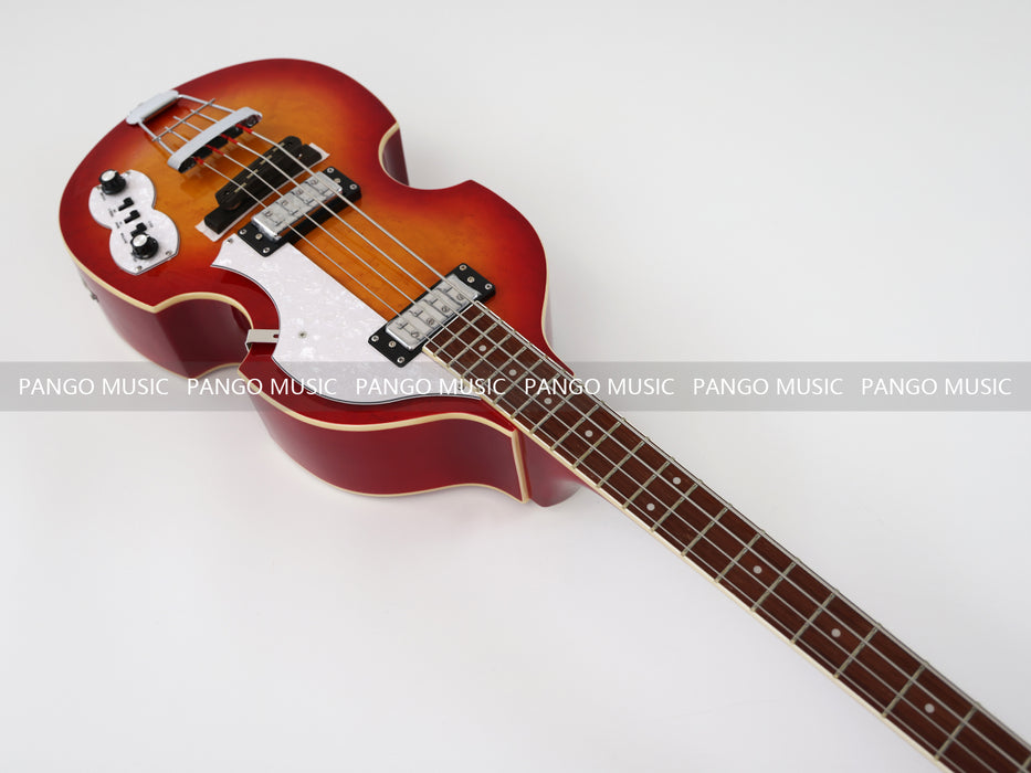 4 Strings Semi Hollow Violin Style Electric Bass Guitar (PHY-125)