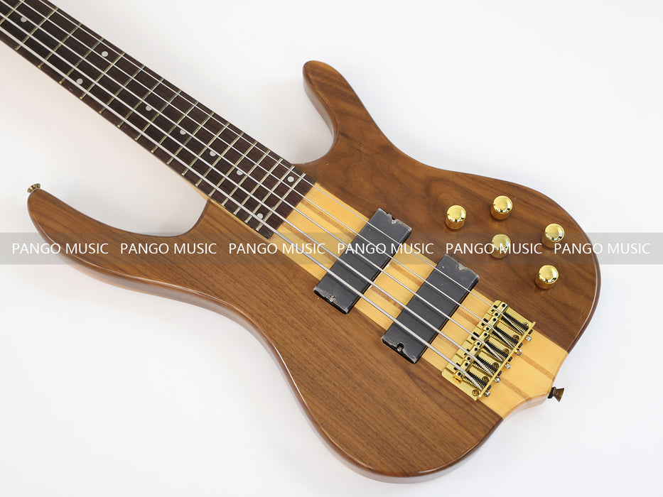 5 Strings Neck Through Walnut Body Electric Bass Guitar (GKS-068)